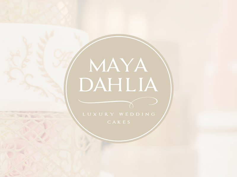 Maya Dahlia - Luxury Wedding Cakes - Branding & Logo Design