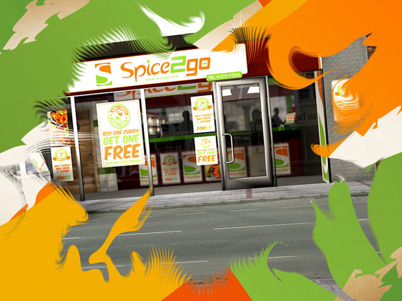 Masala 2 Go - 3D Shop Visualisation