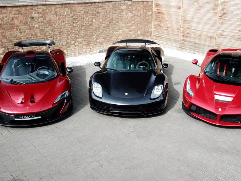 The Holy Trinity of Supercars - Ferrari LaFerrari, McLaren P1 GTR and Porsche 918 Spyder